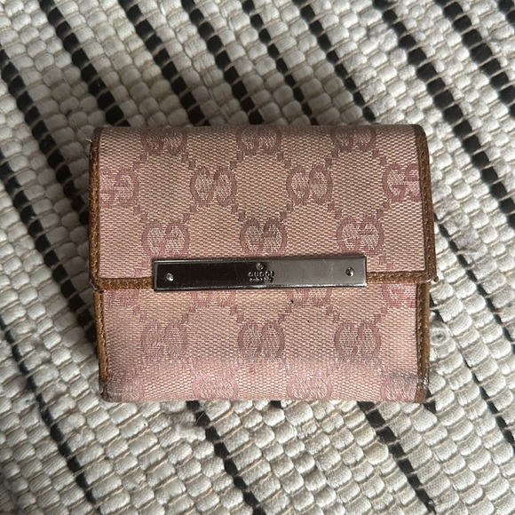 Gucci wallet monogram pink - Picture 1 of 16
